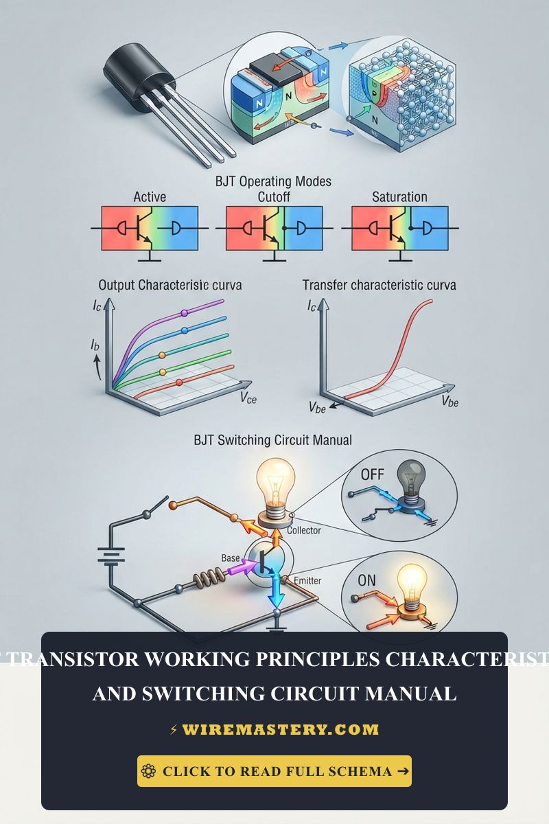 BJT Transistor Working Principles, Characteristics, & Switching