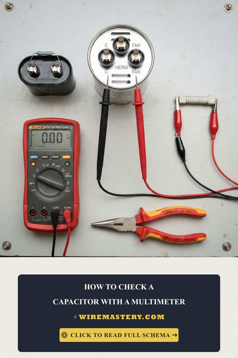 How to Check a Capacitor with a Multimeter: Diagnostic Guide