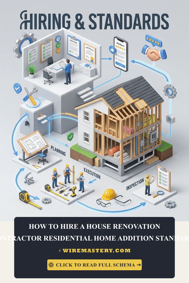 How to Hire a House Renovation Contractor: Electrical Standards