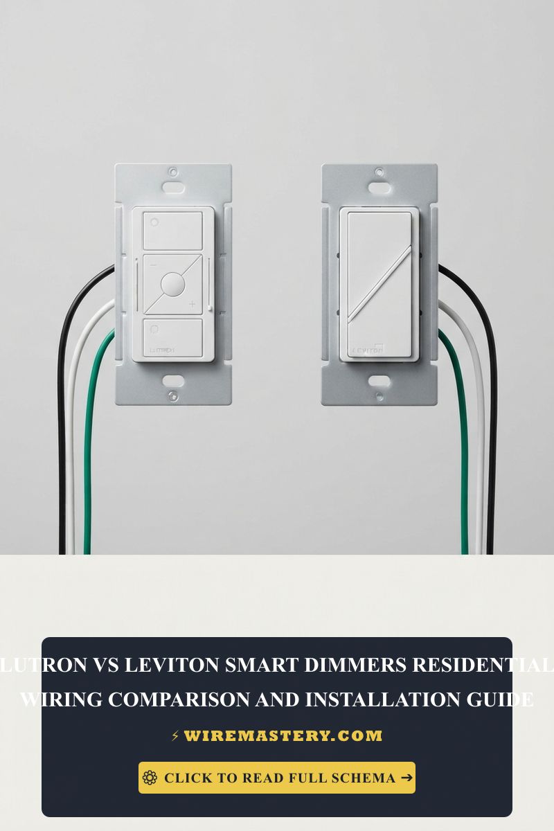 A comprehensive contractor comparison between Lutron and Leviton smart dimmers. Learn wiring differences, compatibility, and installation steps.