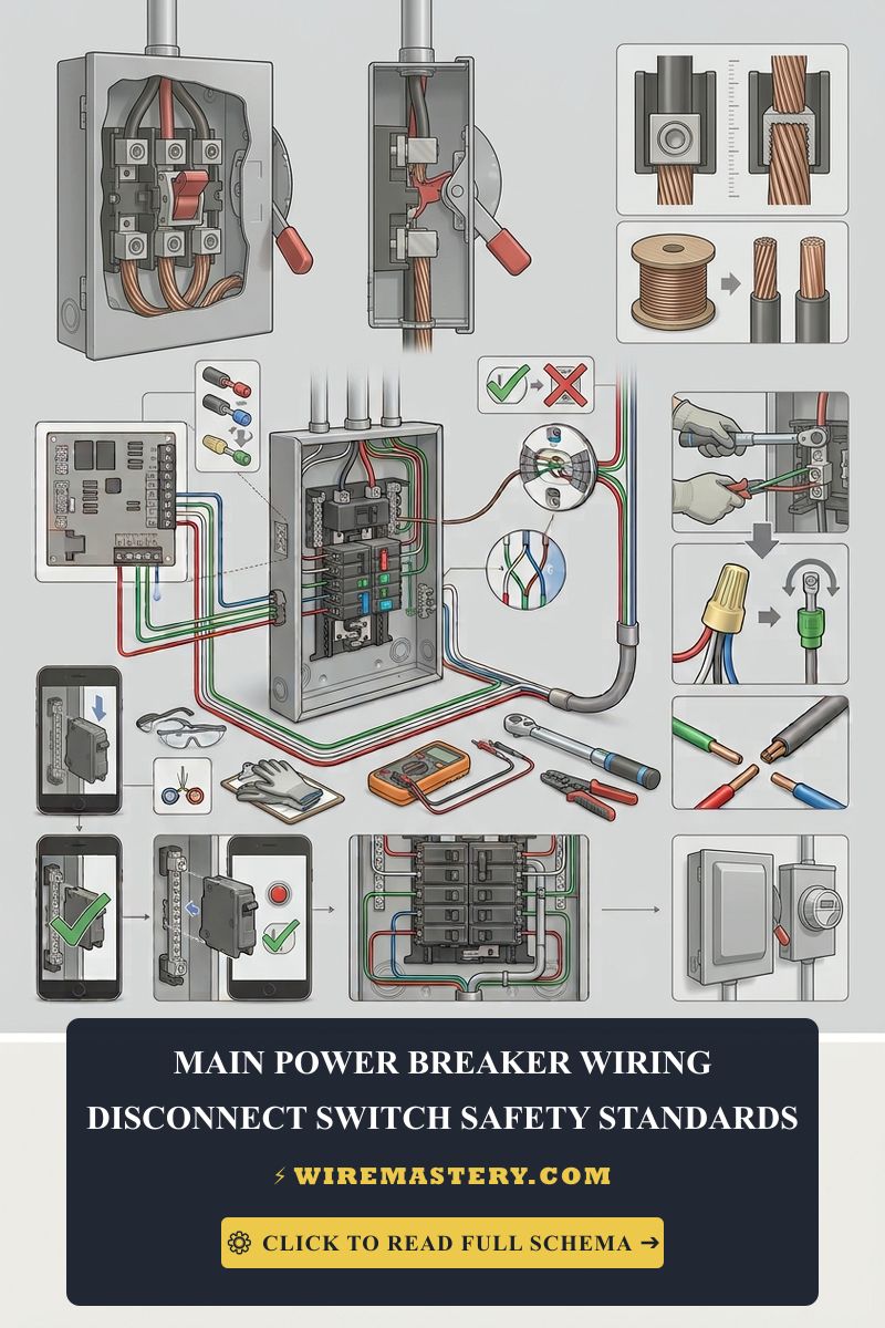 Main Power Breaker Wiring: Disconnect Switch Safety Standards