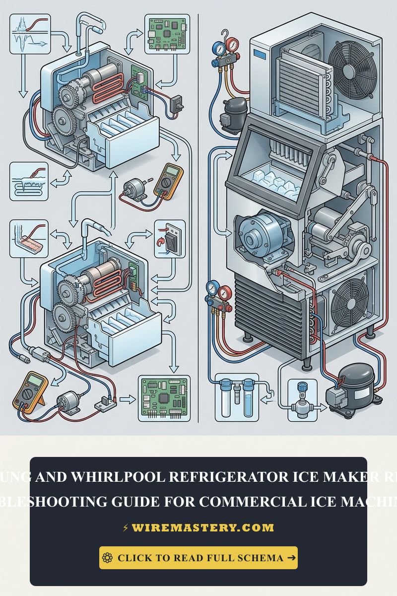 Is your refrigerator ice maker frozen over or leaking water? Master technical diagnostics for Samsung ice rooms and Whirlpool optical grid faults safely.