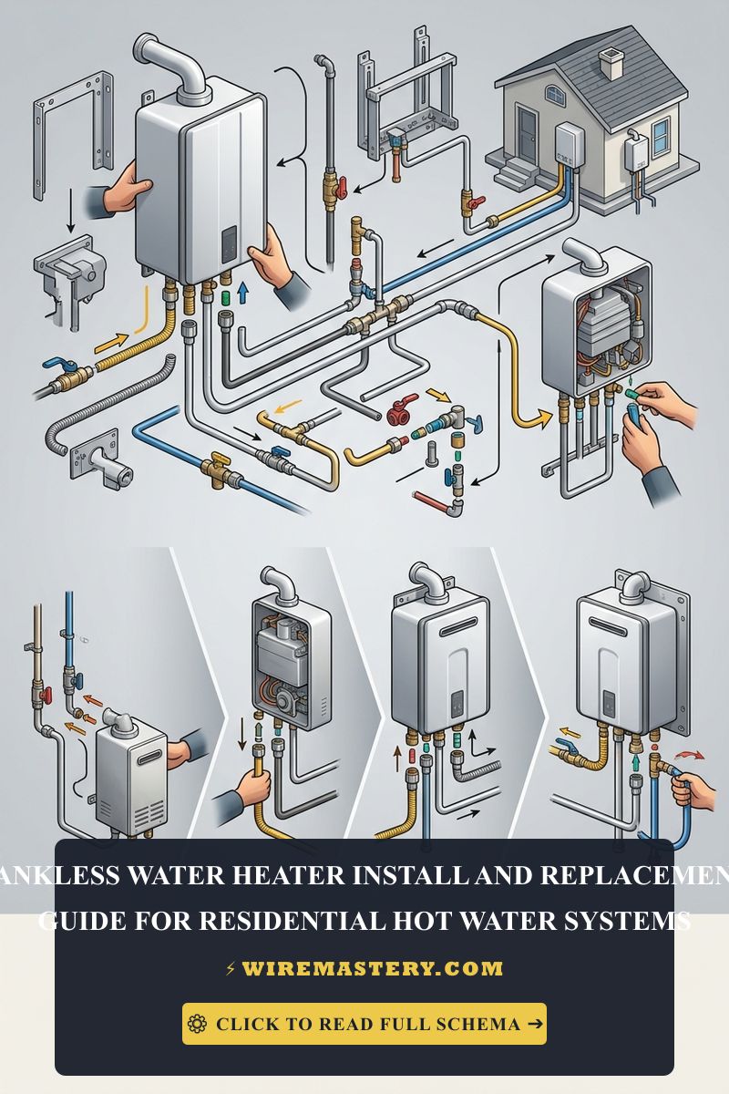 Planning an on-demand water heater upgrade? Learn the exact multi-breaker loads, wire ampacities, and NEC sizing calculation standards safely.
