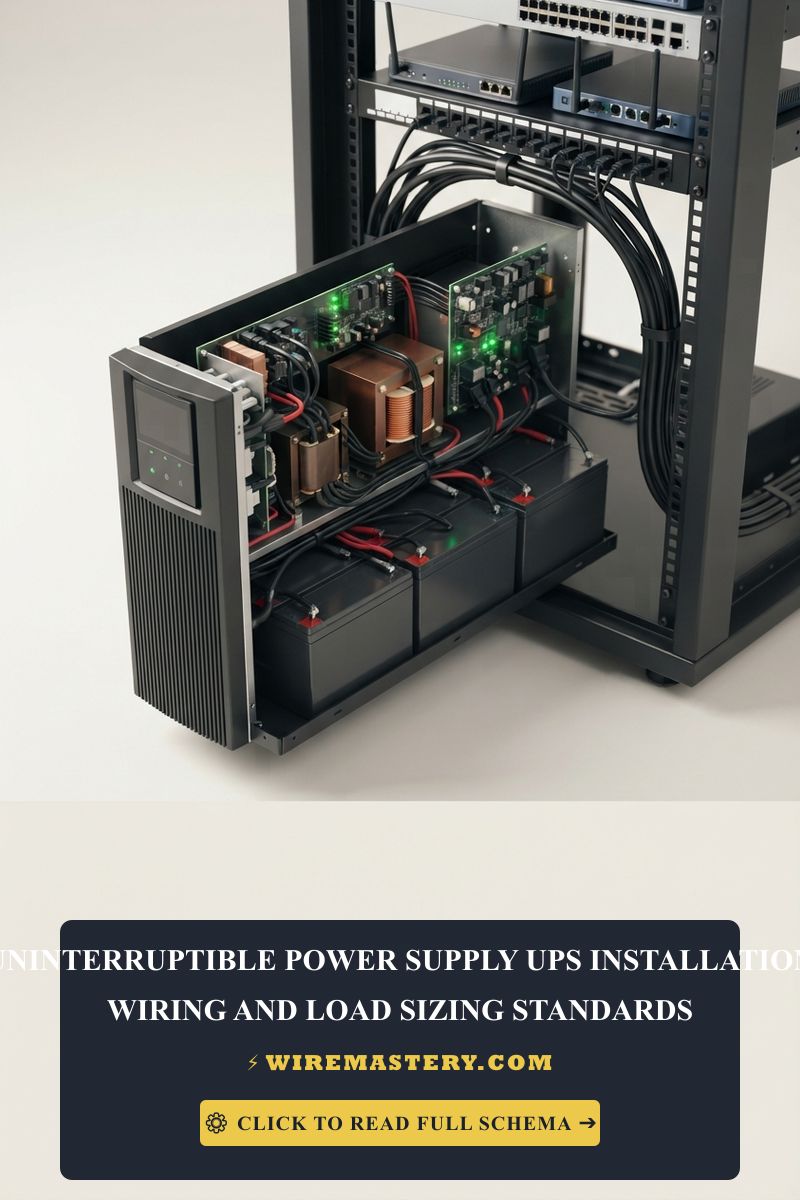 Protect your critical network hardware. Complete guide to sizing a battery backup for home office environments matching official NEC rules.