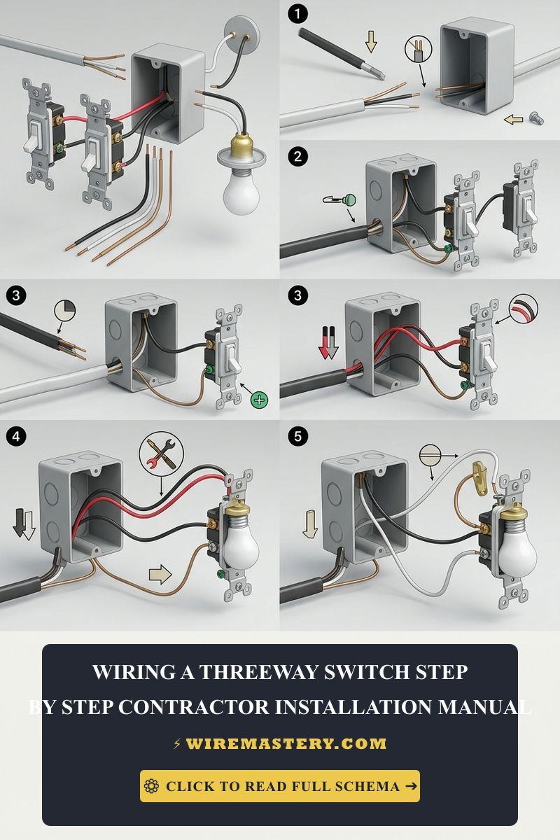 How to Wire a 3-Way and 4-Way Switch (Complete Diagram Guide)